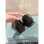 Prada Patent leather ballerinas with strap and logo-engraved metal buckle 1F567N Black 2024