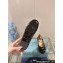 Prada Patent leather ballerinas with strap and logo-engraved metal buckle 1F567N Black 2024
