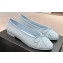 Chanel Embroidered Fabric Ballet flats G45512 Pale Blue 2024
