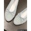 Chanel Embroidered Fabric Ballet flats G45512 Pale Blue 2024