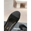 Chanel Mary Janes in Suede Leather and Grosgrain Black 2024