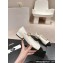Chanel Mary Janes in Leather White and Patent Black 2024