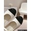 Chanel Mary Janes in Leather White and Patent Black 2024