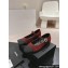 Chanel Mary Janes in Tweed Red and Grosgrain Black 2024
