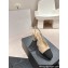 Chanel Heel 9cm Lambskin & Grosgrain Slingbacks G45509 Beige 2024