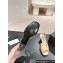 Chanel Heel 5.5cm Lambskin Sandals G45619 Beige 2024