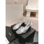 Chanel Heel 5.5cm Lambskin Sandals G45619 Silver 2024