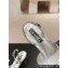Chanel Heel 5.5cm Lambskin Sandals G45619 Silver 2024
