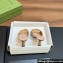Gucci Heel 7.5cm Women's GG slide sandals 772416 in Gold with GG crystals 2024
