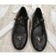Prada Nappa leather ballerinas with strap and logo-engraved metal buckle 1F567N Black 2024