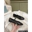 Prada Nappa leather ballerinas with strap and logo-engraved metal buckle 1F567N Black 2024