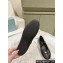 Prada Nappa leather ballerinas with strap and logo-engraved metal buckle 1F567N Black 2024