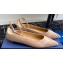 Aquazzura Love Affair Flats in Suede Leather Beige 2024