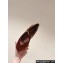 Prada Satin ballerinas with strap and logo-engraved metal buckle 1F567N Tobacco 2024
