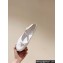 Prada Nappa leather ballerinas with strap and logo-engraved metal buckle 1F567N White 2024