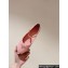 Prada Nappa leather ballerinas with strap and logo-engraved metal buckle 1F567N Pink 2024