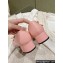 Prada Nappa leather Mary Jane pumps with strap and logo-engraved metal buckle 1I568N Pink 2024