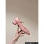 Prada Nappa leather Mary Jane pumps with strap and logo-engraved metal buckle 1I568N Pink 2024