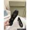Prada Nappa leather Mary Jane pumps with strap and logo-engraved metal buckle 1I568N Black 2024