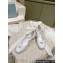 Prada Nappa leather Mary Jane pumps with strap and logo-engraved metal buckle 1I568N White 2024