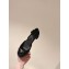 Prada Heel 4cm Velvet pumps with instep strap and metal buckle 1I352N Black 2024