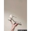 Prada Heel 4cm Patent leather pumps with instep strap and metal buckle 1I352N Ivory 2024