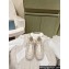 Prada Heel 4cm Patent leather pumps with ankle strap and metal buckle 1I358N Ivory 2024
