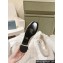 Prada Heel 4cm Patent leather pumps with ankle strap and metal buckle 1I358N Ivory 2024
