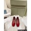 Prada Heel 4cm Patent leather pumps with ankle strap and metal buckle 1I358N Red 2024
