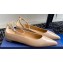 Aquazzura Love Affair Flats in Patent Leather Beige 2024