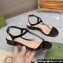 Gucci Signoria thong sandals 782415 in patent leather Black 2024