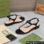 Gucci Signoria thong sandals 782415 in patent leather Black 2024