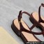 Gucci Signoria thong sandals 782415 in patent leather Burgundy 2024