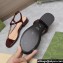 Gucci Signoria thong sandals 782415 in patent leather Burgundy 2024