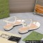 Gucci Signoria thong sandals 782415 in patent leather White 2024