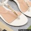 Gucci Signoria thong sandals 782415 in patent leather White 2024