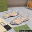 Gucci Signoria thong sandals 782415 in patent leather Silver 2024