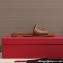 Valentino Vlogo Cut-Out Calfskin Slide Sandals Brown 2024