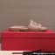 Valentino Vlogo Cut-Out Calfskin Slide Sandals Nude 2024