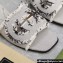 Gucci Women's Interlocking G slide sandals 782412 in canvas Gray 2024