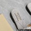 Gucci Women's Interlocking G slide sandals 782412 in canvas Gray 2024