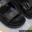 Gucci Women's Double G sandals 771578 in Black leather 2024