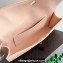 Bottega Veneta Long Clutch Andiamo With Handle Intrecciato leather bag Nude Pink with metallic knot closure 2024