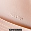 Bottega Veneta Long Clutch Andiamo With Handle Intrecciato leather bag Nude Pink with metallic knot closure 2024