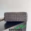 Bottega Veneta Medium Andiamo Intrecciato leather top handle Bag FONDANT With Chain 2024
