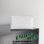 Bottega Veneta Andiamo Large Flap Wallet White with metallic knot closure 2024