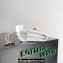 Bottega Veneta Andiamo Large Flap Wallet White with metallic knot closure 2024