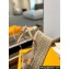 Louis Vuitton Heel 9cm Platform 6cm Calf leather LV Isola Wedge Sandals Beige 2024
