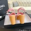 Chanel Fabric & Patent Calfskin Sandals G45555 Pink 2024