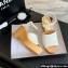 Chanel Fabric & Patent Calfskin Sandals G45555 White 2024